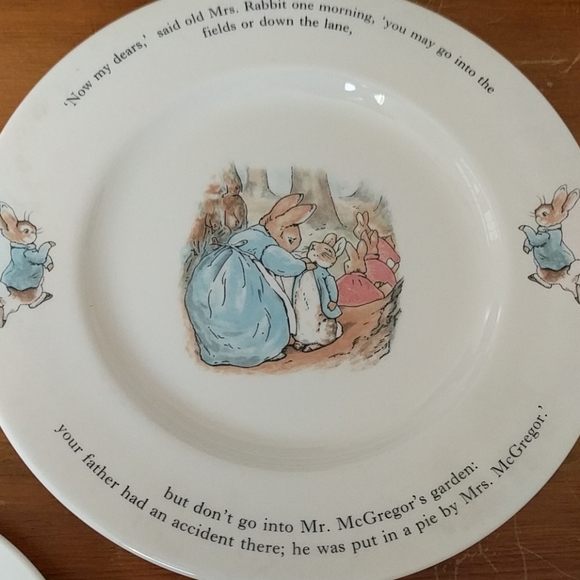 Peter Rabbit dishes - Picture 2 of 7